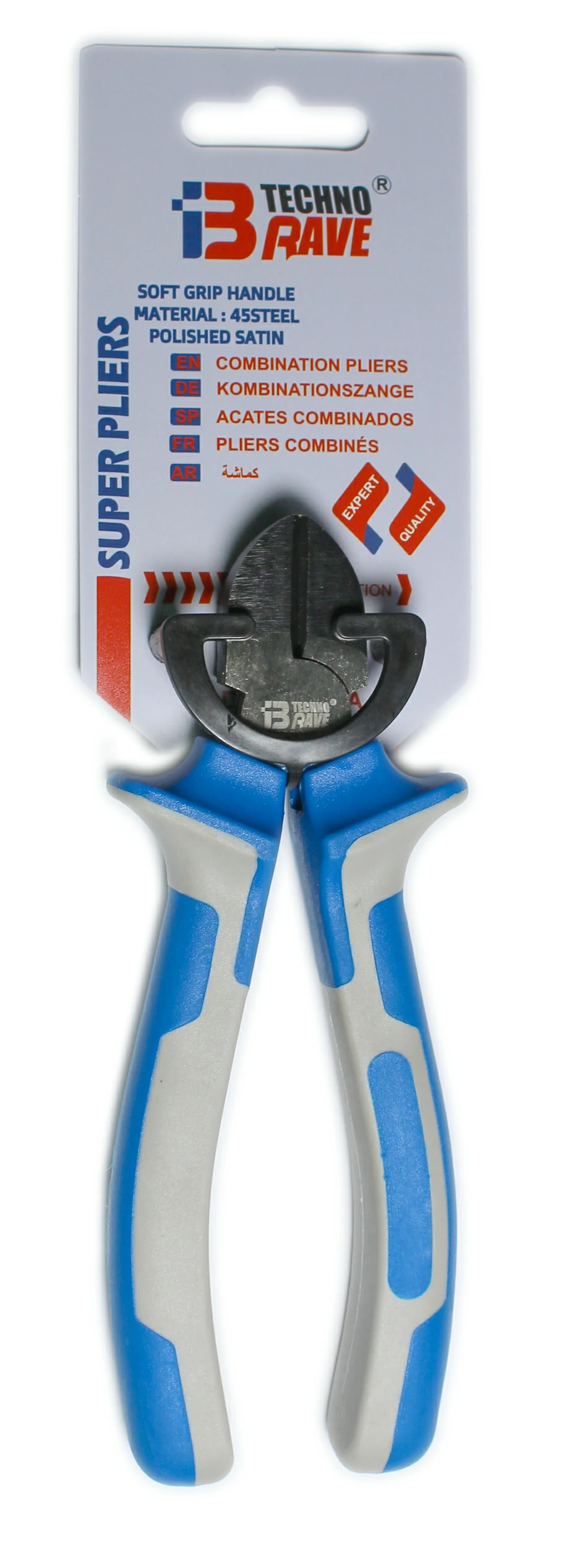 Diagonal Cutting Pliers Techno Brave 6'' pic1